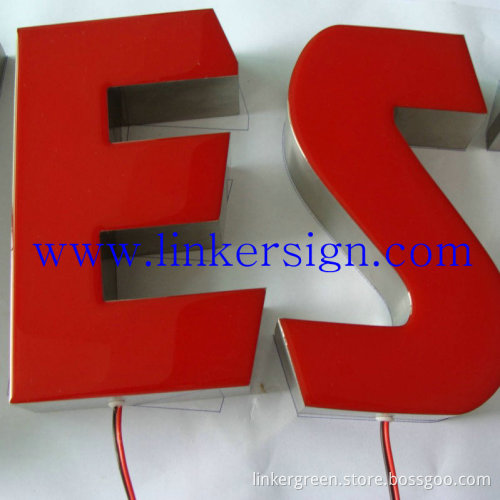 hot seal led channel letter /outdoor advertising signs,led light logo